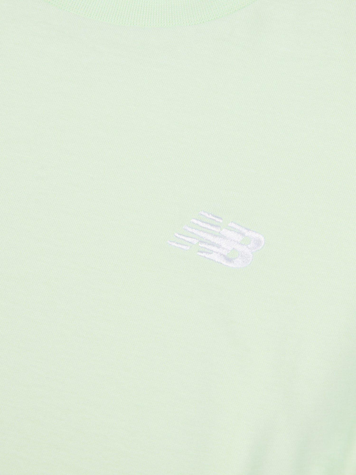 Product image 8 of 8, which shows New Balance Kids' Jersey Small Logo T-Shirt, Melon Water, 7-8 years