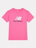 New Balance Kids' Jersey Stacked Logo T-Shirt