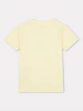 New Balance Kids' Jersey Stacked Logo T-Shirt, Parchment