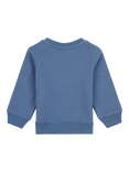 New Balance Kids' Stacked Logo Crew Neck Sweatshirt, Vintage Indigo