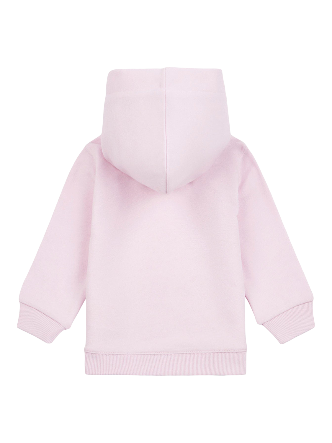 Product image 2 of 3, which shows New Balance Kids' Stacked Logo Hoodie, Light Raspberry, 12 months