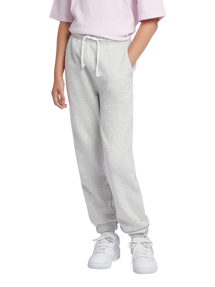 New Balance Kids' Logo Joggers, Ash Heather, Ash Heather