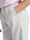New Balance Kids' Logo Joggers, Ash Heather