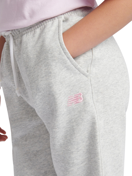New Balance Kids' Logo Joggers, Ash Heather - view 2, Ash Heather