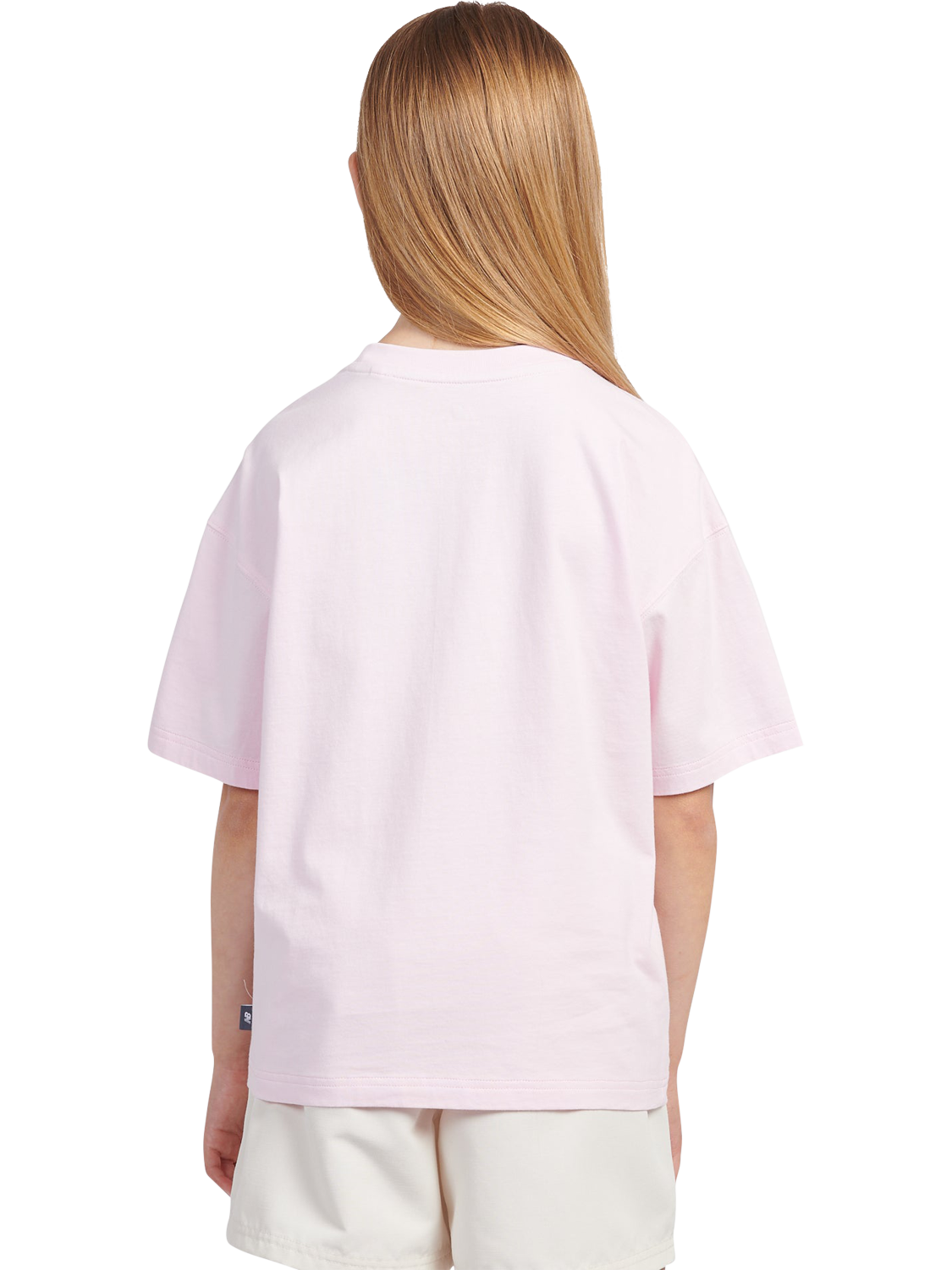 Product image 4 of 9, which shows New Balance Kids' Cotton Floral Graphic T-Shirt, Light Raspberry, 7-8 years