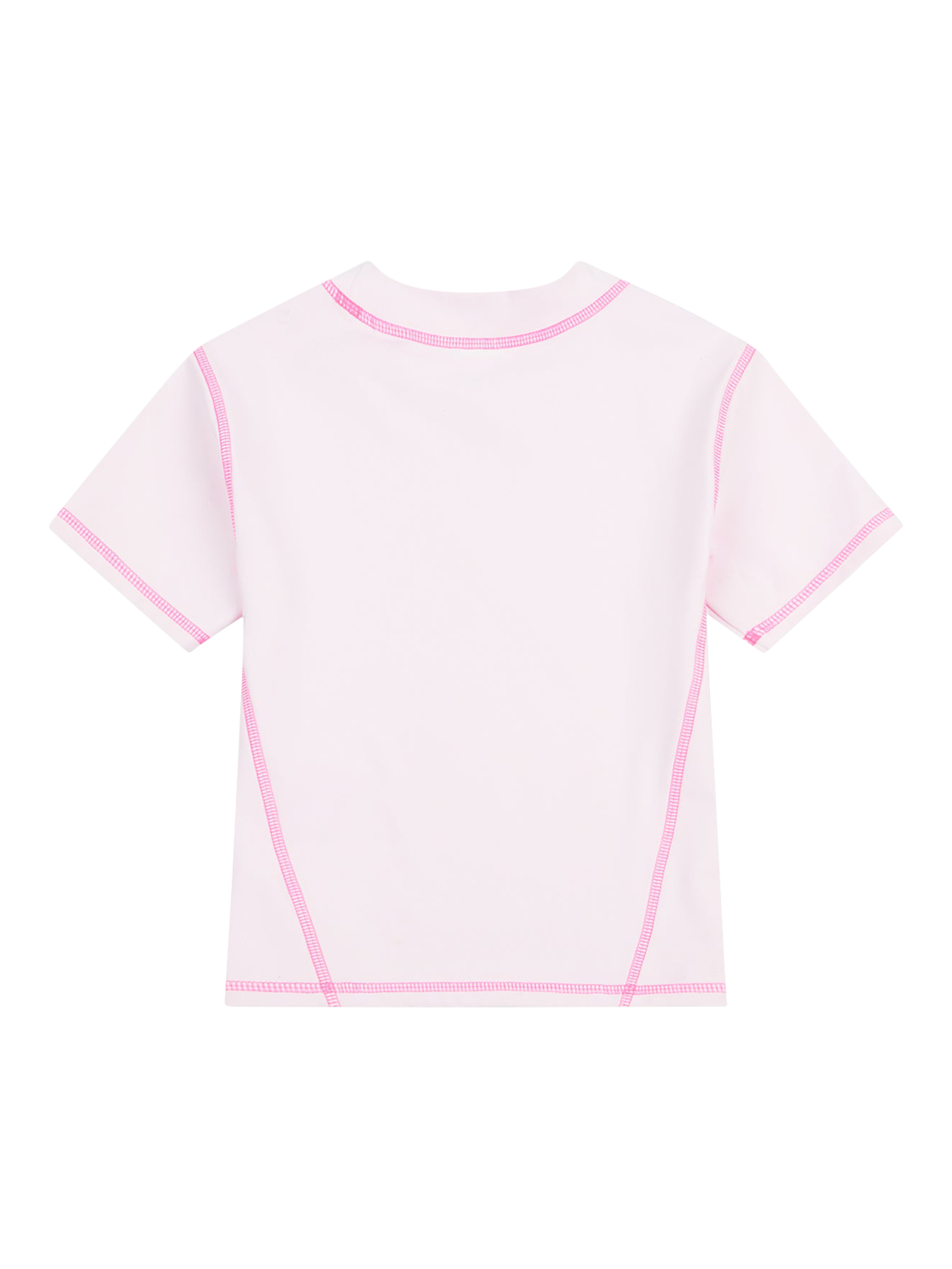 Product image 7 of 8, which shows New Balance Kids' Harmony Fitted T-Shirt, Light Raspberry, 7-8 years