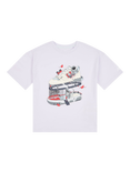 New Balance Kids' Fitness Centre Illustrated Graphic T-Shirt, Bright Lavender