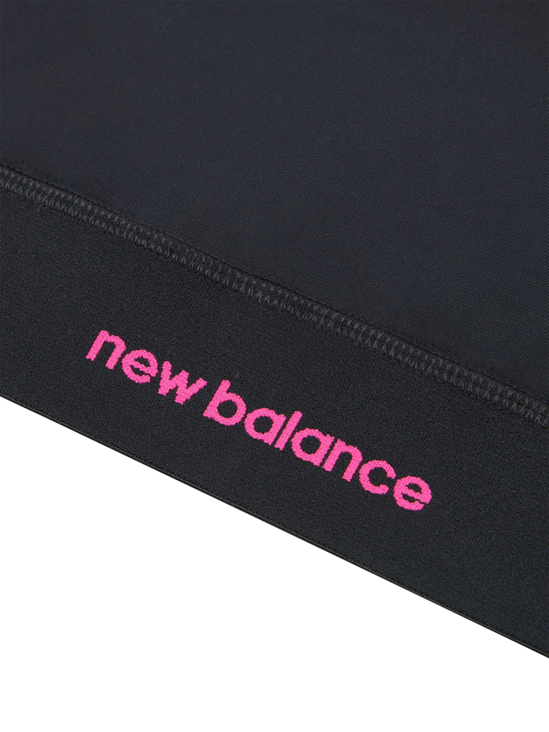 Product image 8 of 8, which shows New Balance Kids' Racerback Sports Bra, Caviar, 7-8 years
