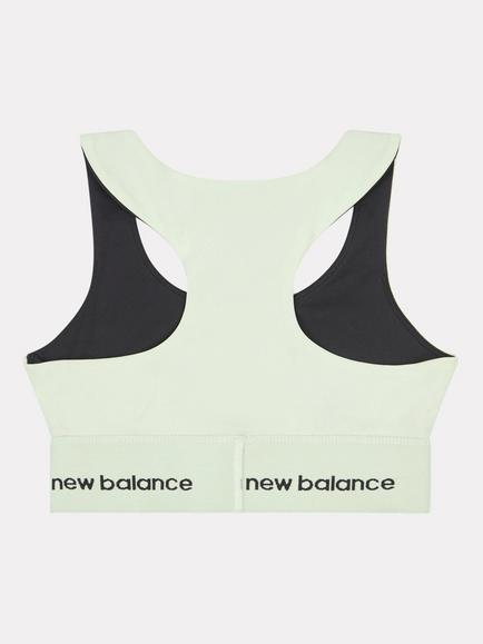 New Balance Kids' Harmony Racerback Bra, Melon Water - view 2, Melon Water