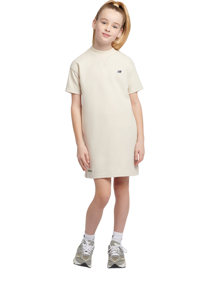 New Balance Kids' Logo T-Shirt Dress, Linen, Linen