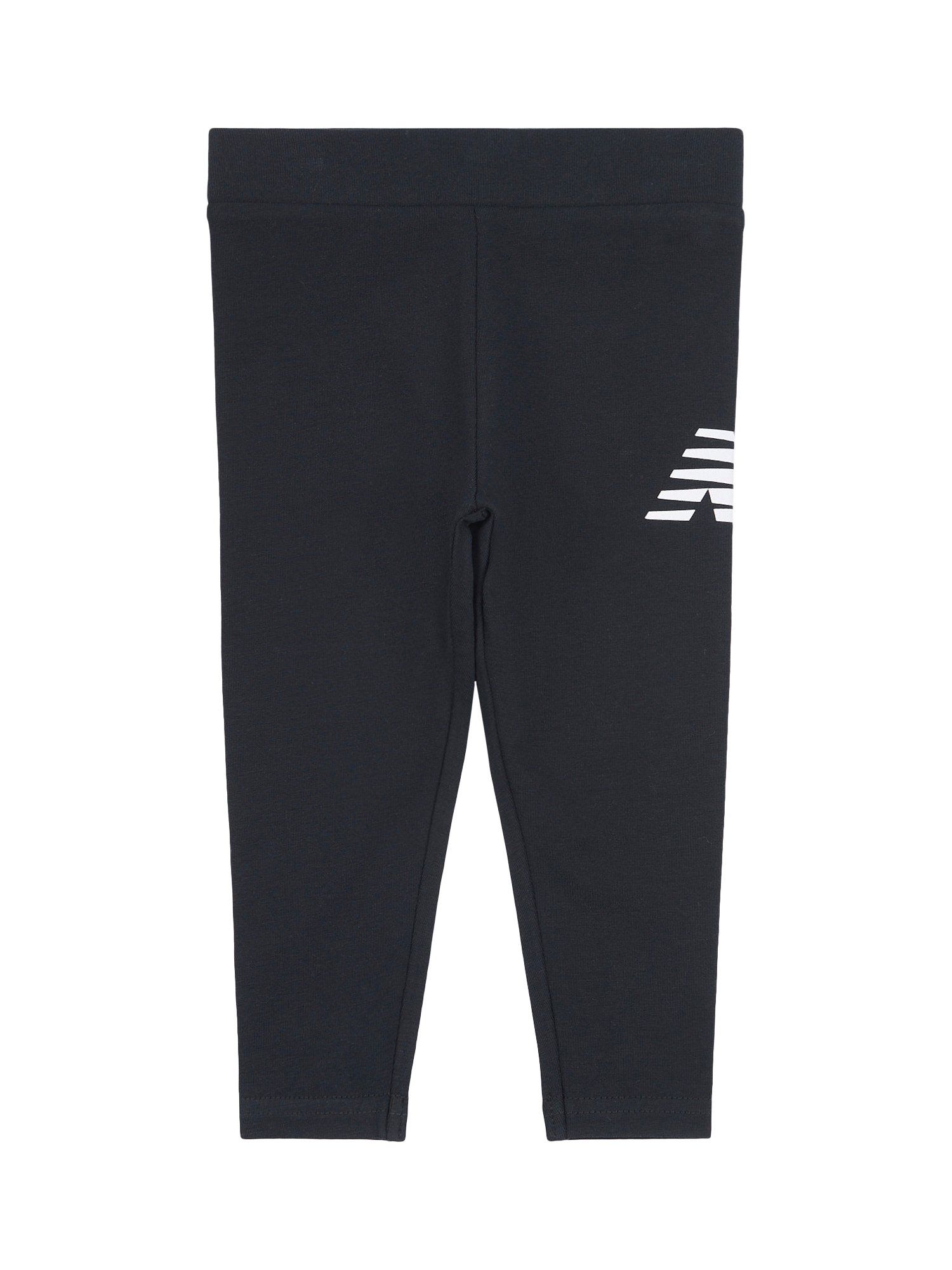 Product image 1 of 3, which shows New Balance Kids' Graphic Leggings, Caviar, 12 months