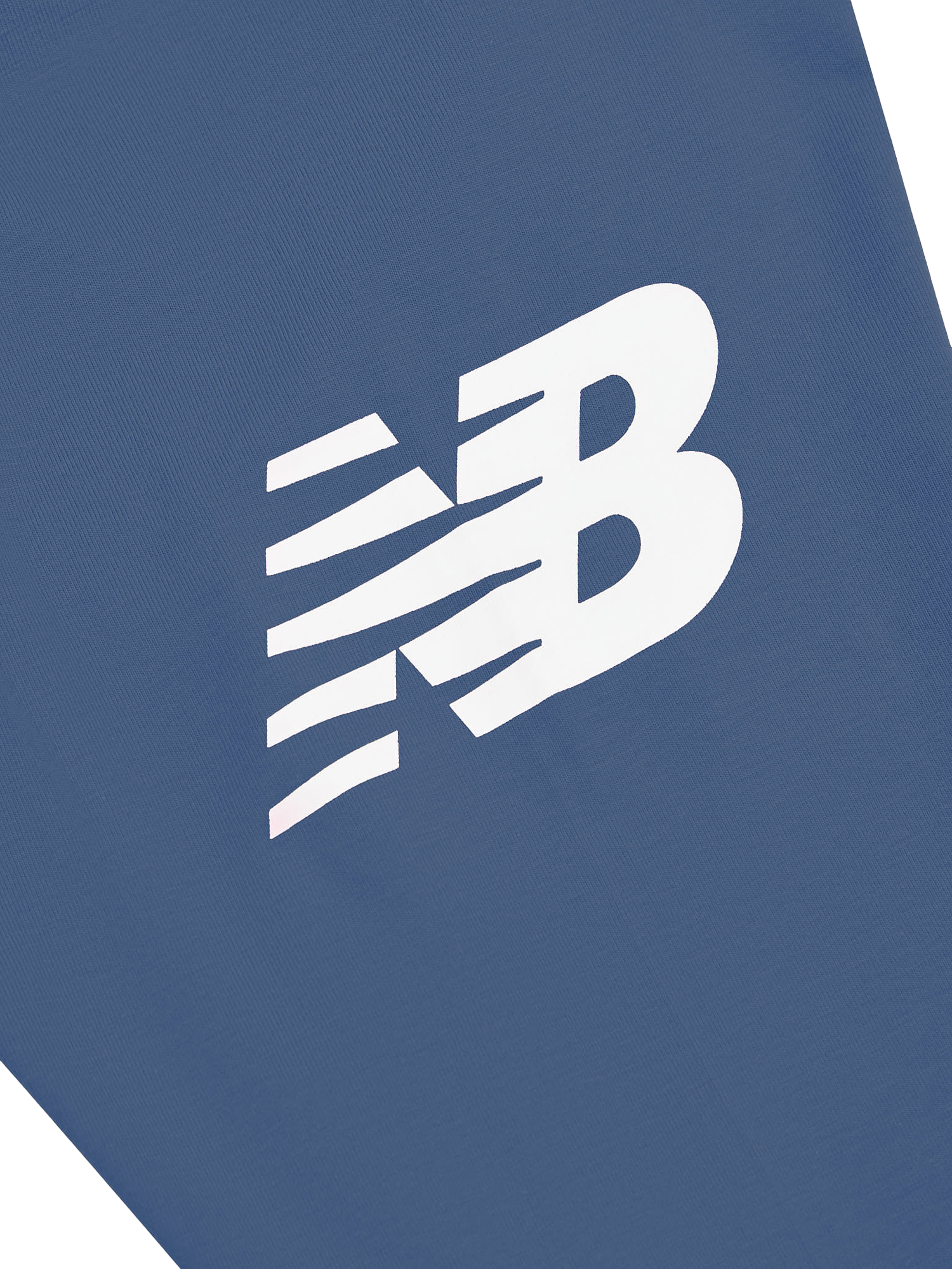 Product image 8 of 8, which shows New Balance Kids' Stacked Logo Leggings, Vintage Indigo, 7-8 years