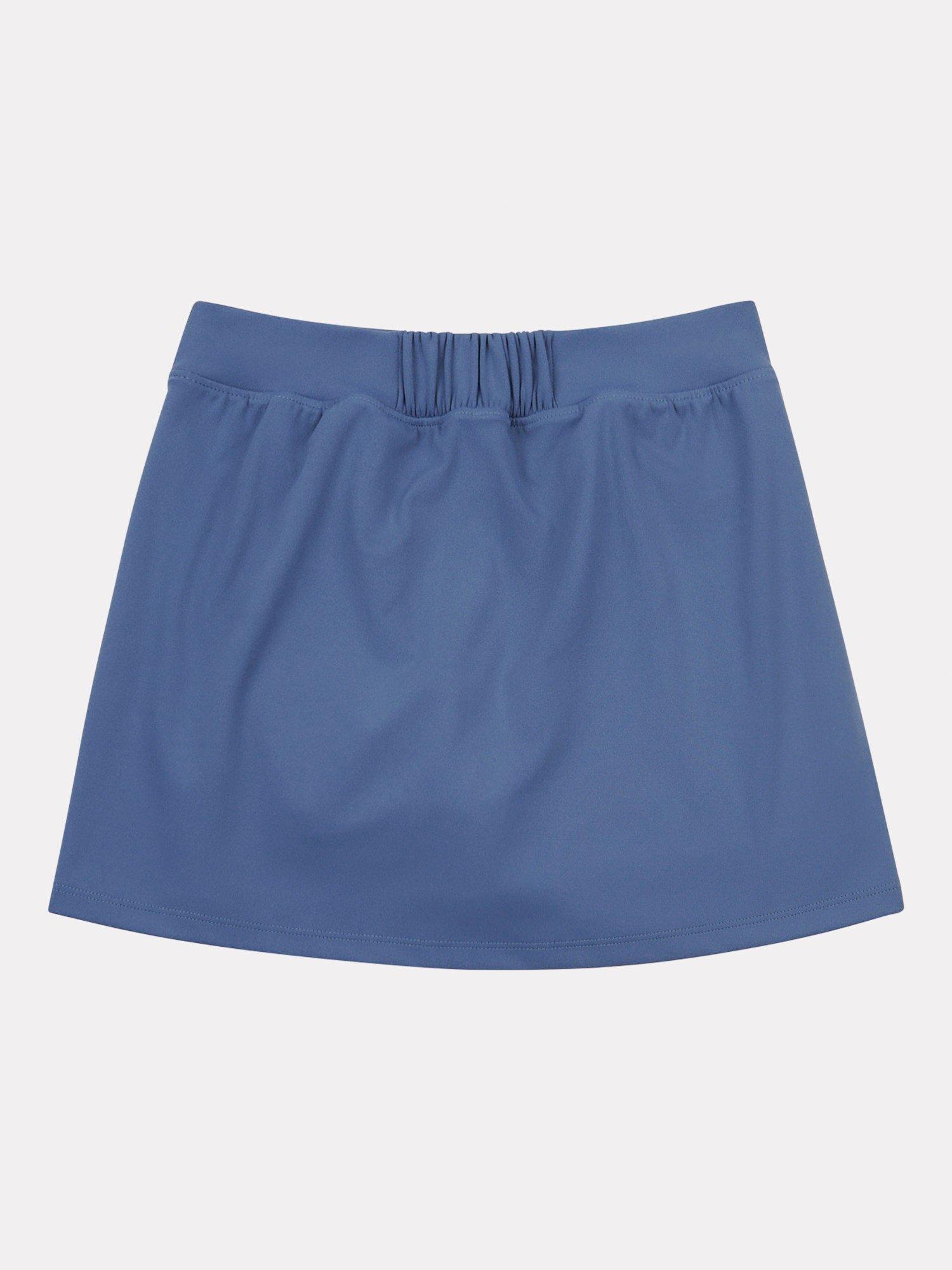 Product image 3 of 4, which shows New Balance Kids' Performance Skirt, Vintage Indigo, 7-8 years