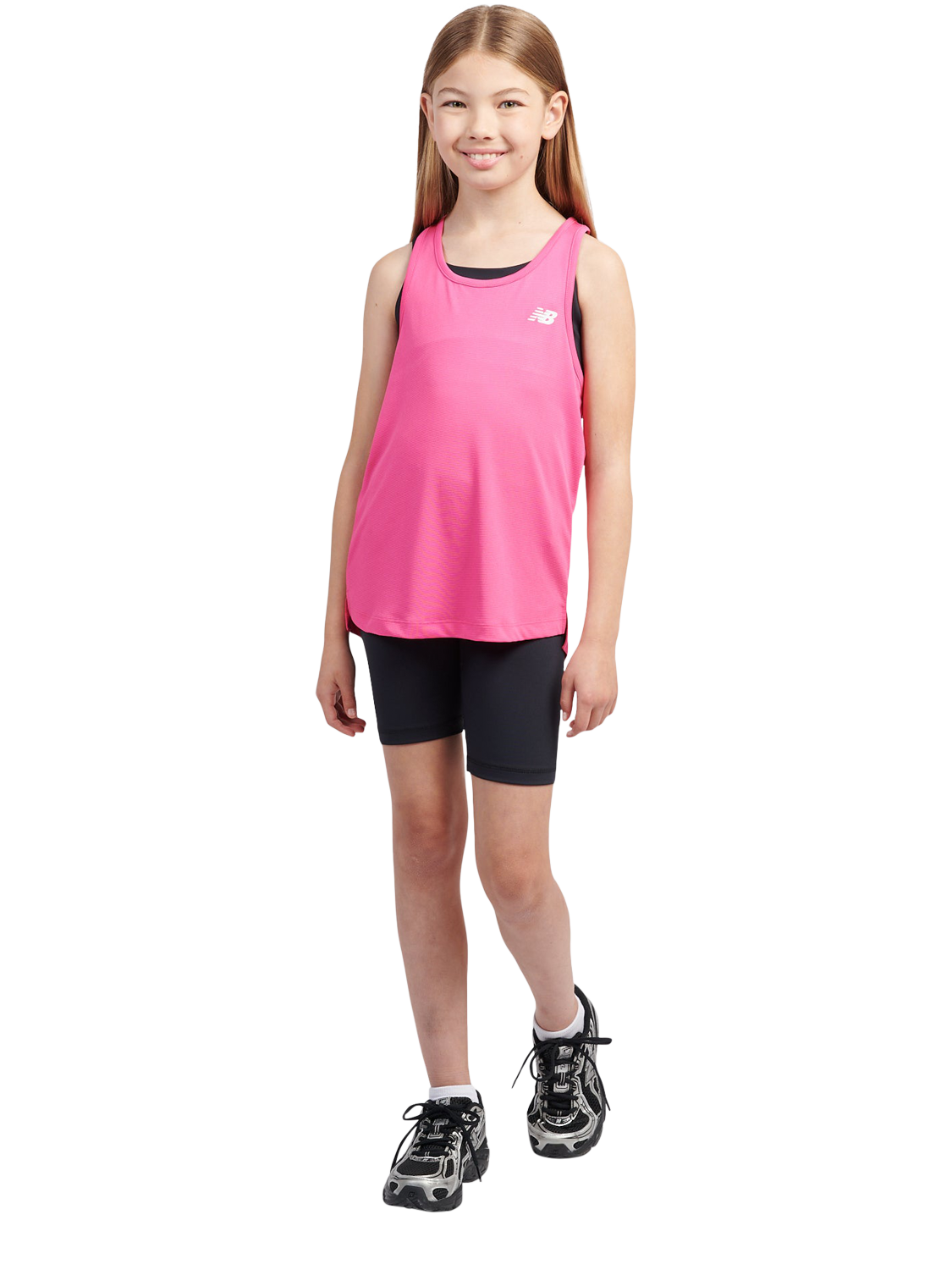Product image 3 of 8, which shows New Balance Kids' Athletic Tank, Dragon Berry, 7-8 years
