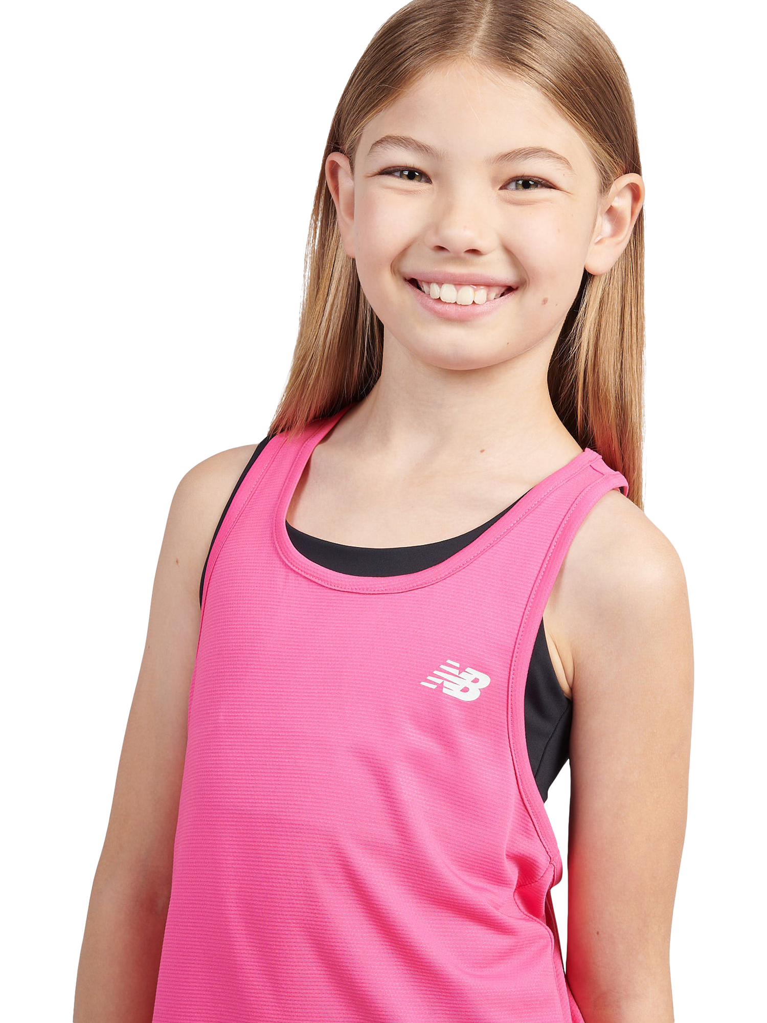 Product image 5 of 8, which shows New Balance Kids' Athletic Tank, Dragon Berry, 7-8 years