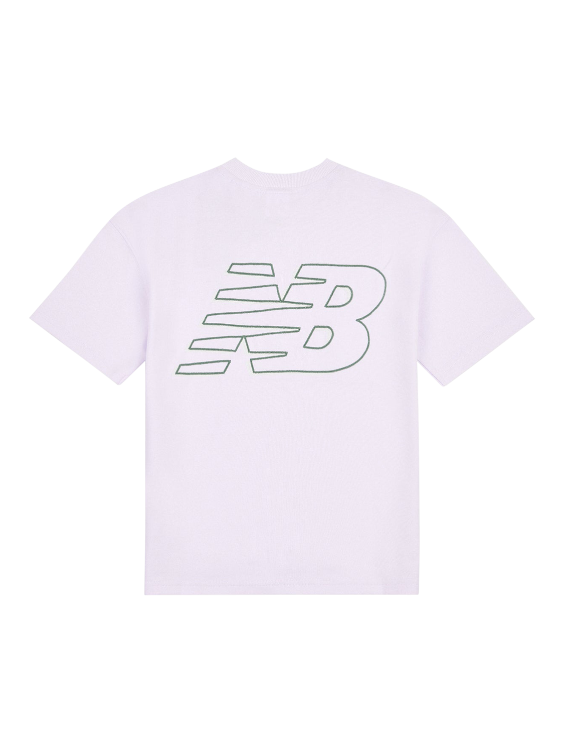 Product image 8 of 10, which shows New Balance Kids' T23 Cross Neck T-Shirt, Bright Lavender, 7-8 years
