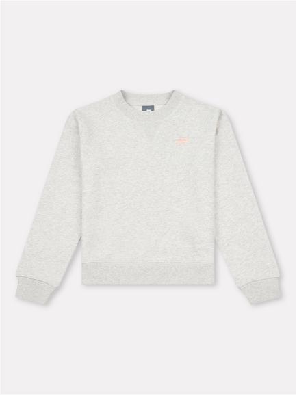 New Balance Kids' Crew Neck Sweatshirt, Ash Heather, Ash Heather