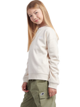 New Balance Kids' French Terry Small Logo Long Sleeve Crew Neck Sweatshirt