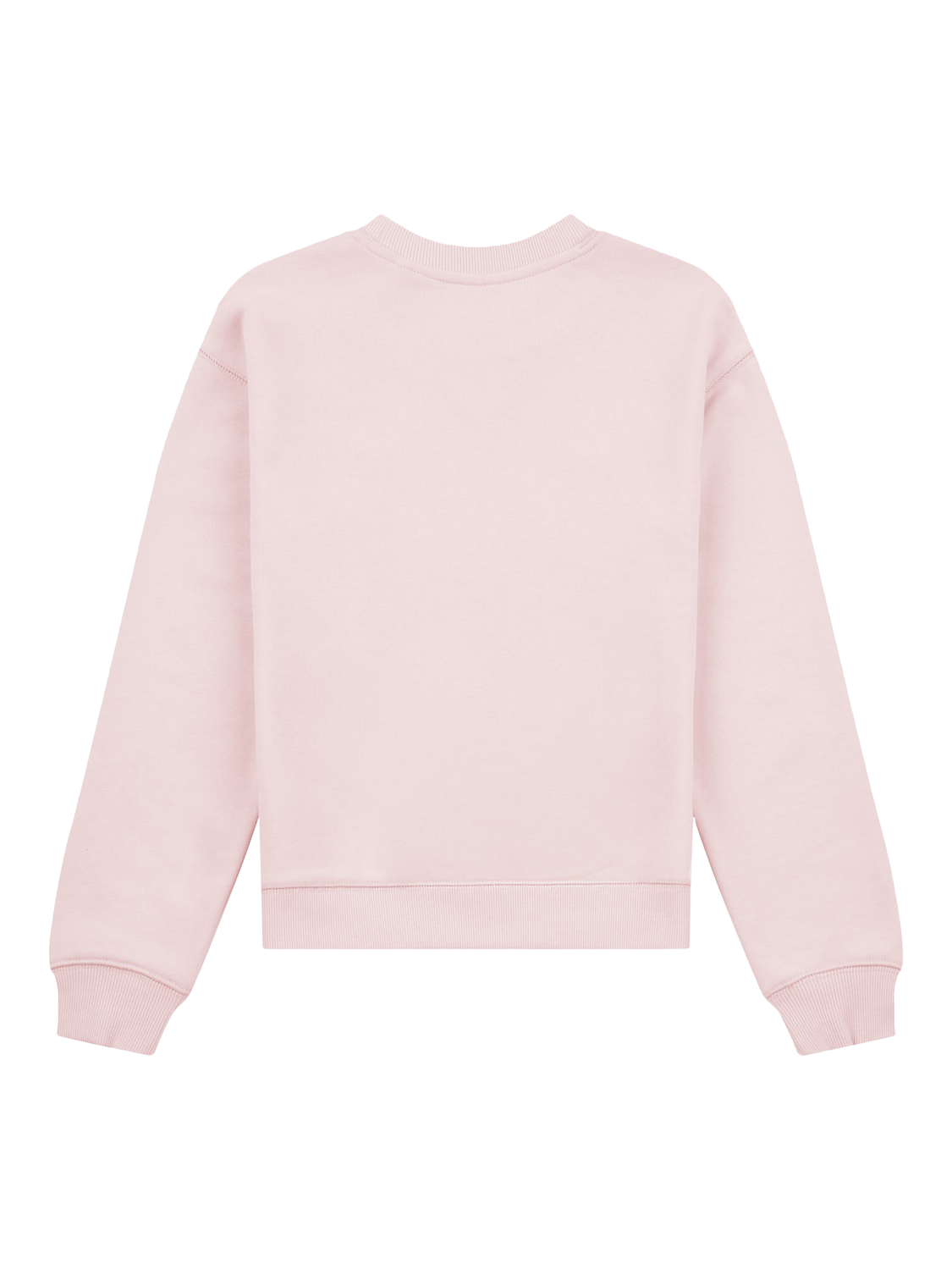 Product image 7 of 7, which shows New Balance Kids' French Terry Small Logo Crew Sweatshirt, Pink Haze, 7-8 years