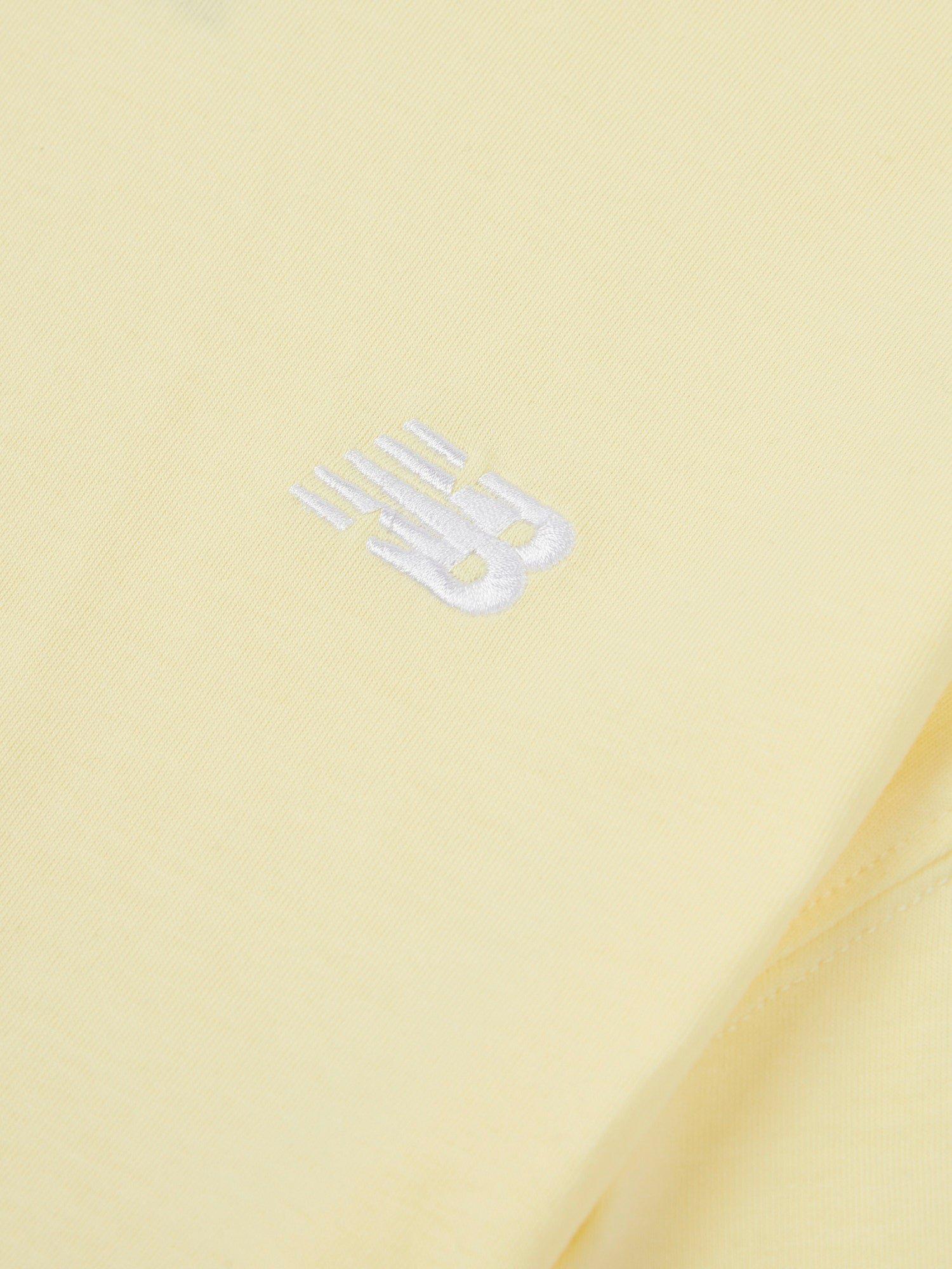 Product image 4 of 5, which shows New Balance Kids' Cotton T-Shirt and Shorts Set, Parchment, 7-8 years