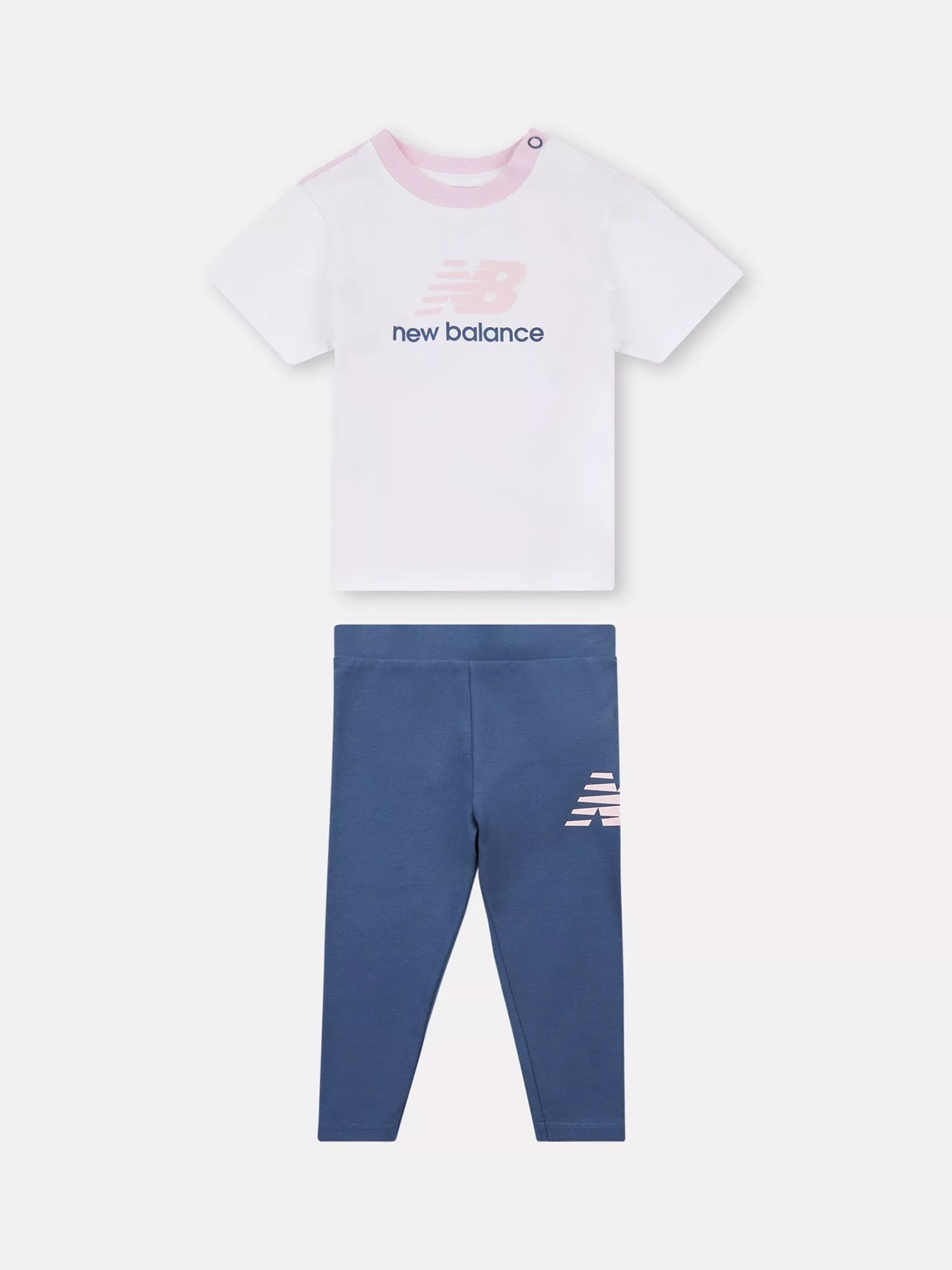 Rare Editions Girls' Butterfly Knit Set - Button Back Shirt & Leggings Outfit