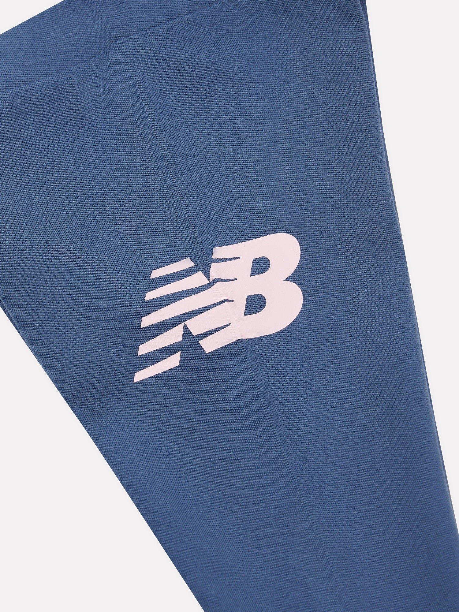 Product image 5 of 5, which shows New Balance Kids' Jersey T-Shirt and Leggings Set, Vintage Indigo, 12 months