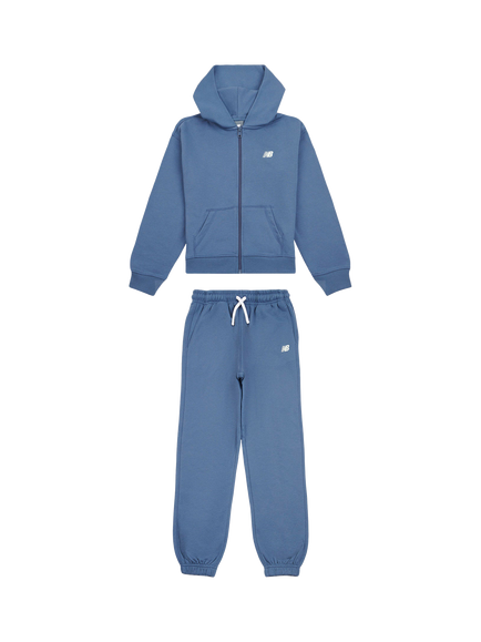 New Balance Kids' Zip-Up Hoodie & Joggers Set, Vintage Indigo