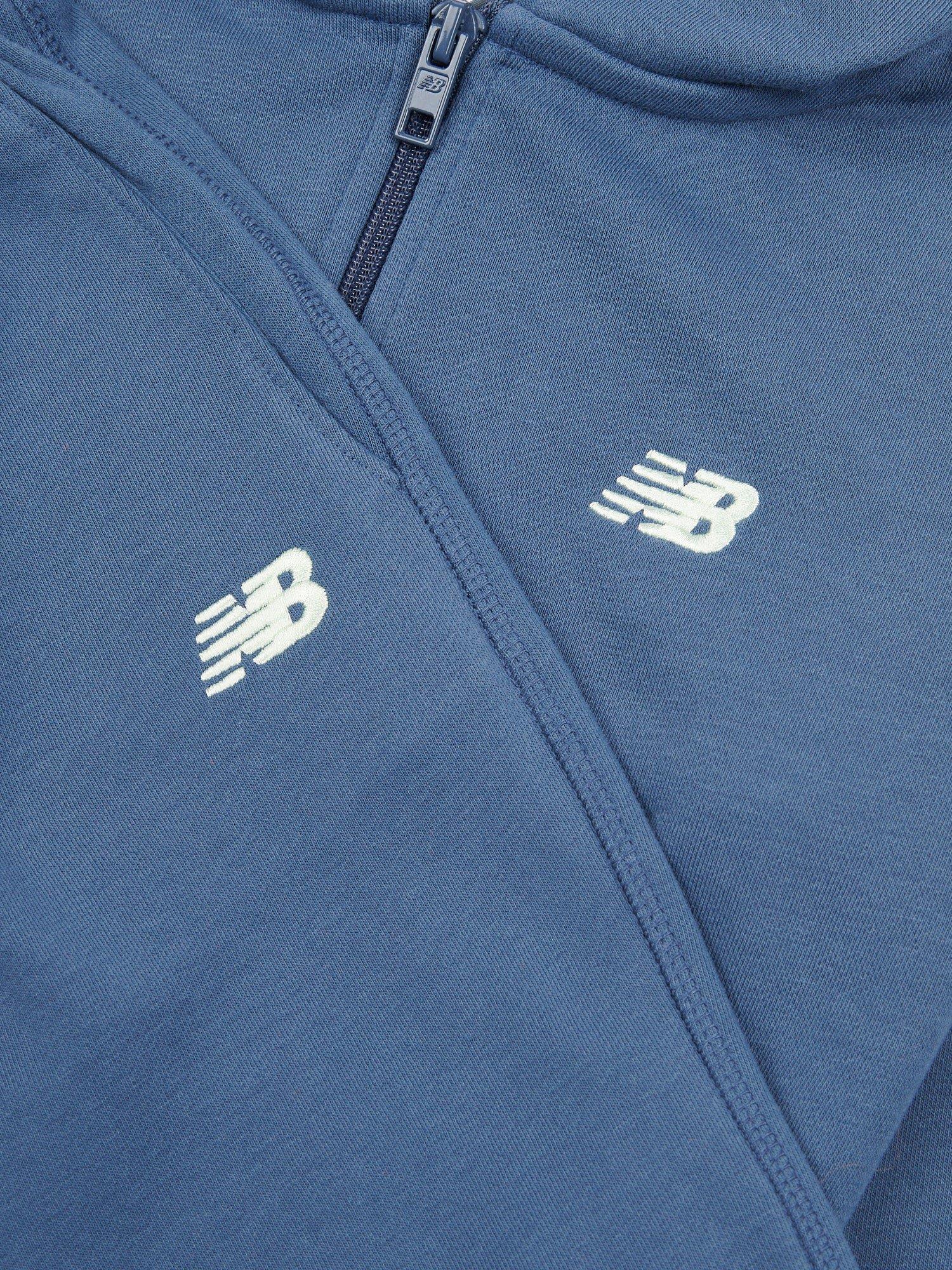 Product image 3 of 5, which shows New Balance Kids' Zip-Up Hoodie & Joggers Set , Vintage Indigo, 7-8 years