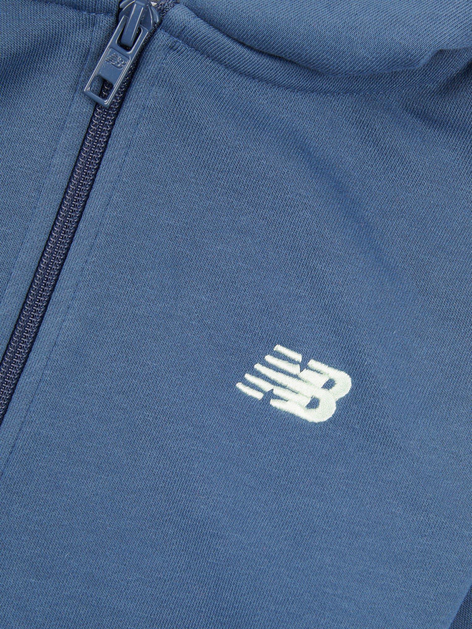 Product image 4 of 5, which shows New Balance Kids' Zip-Up Hoodie & Joggers Set , Vintage Indigo, 7-8 years