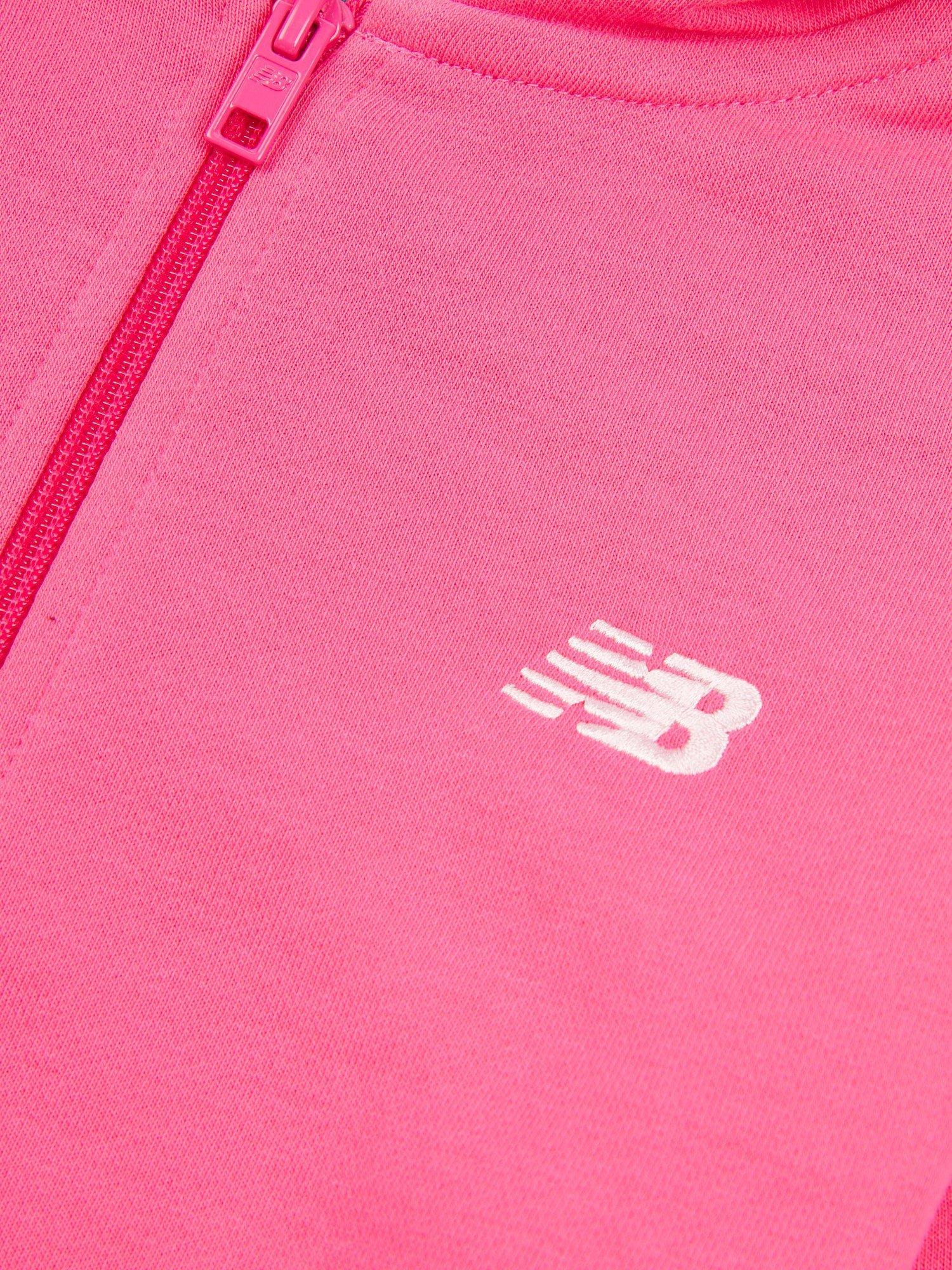 Product image 4 of 5, which shows New Balance Kids' Zip-Up Hoodie & Joggers Set , Dragon Berry, 7-8 years