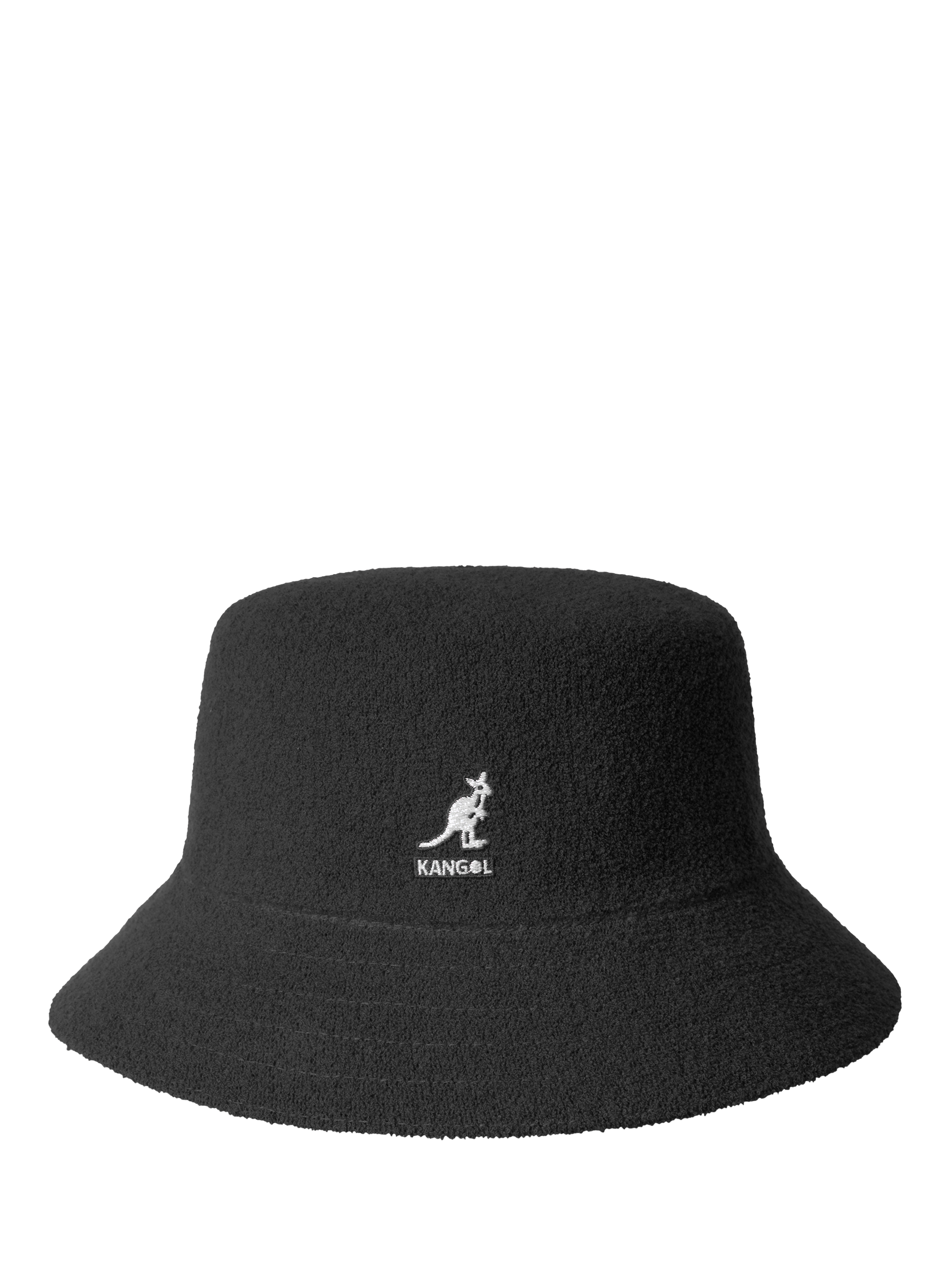 Product image 1 of 1, which shows Kangol Bermuda Bucket Hat, Black, L