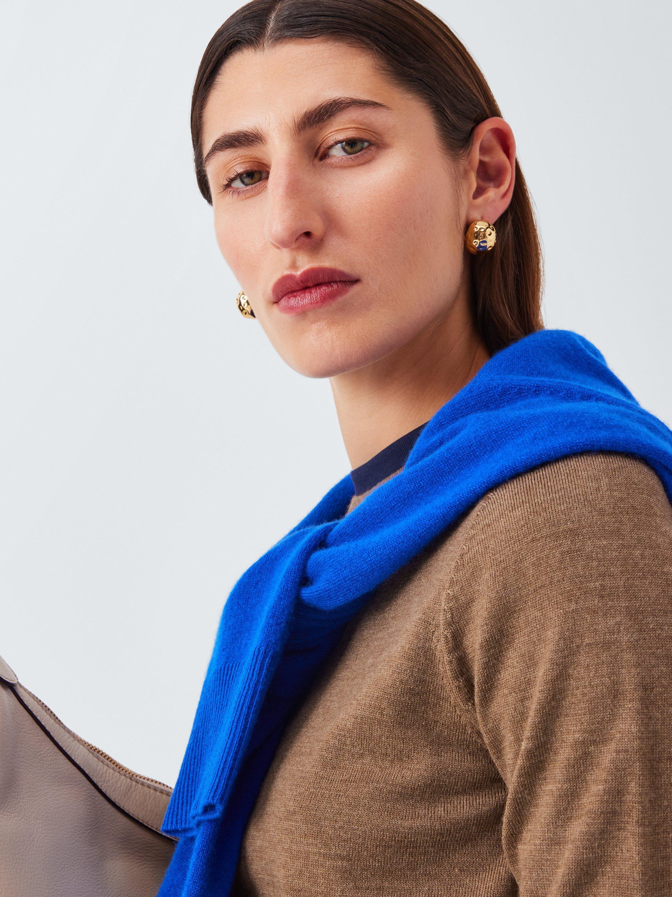 Product image 6 of 6, which shows John Lewis Merino Wool Crew Neck Jumper, Tan, 8