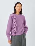 John Lewis Wool Blend Ruffle Jumper