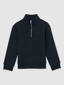 Reiss Kids' Ashby Jumper, Navy - view 2, Navy