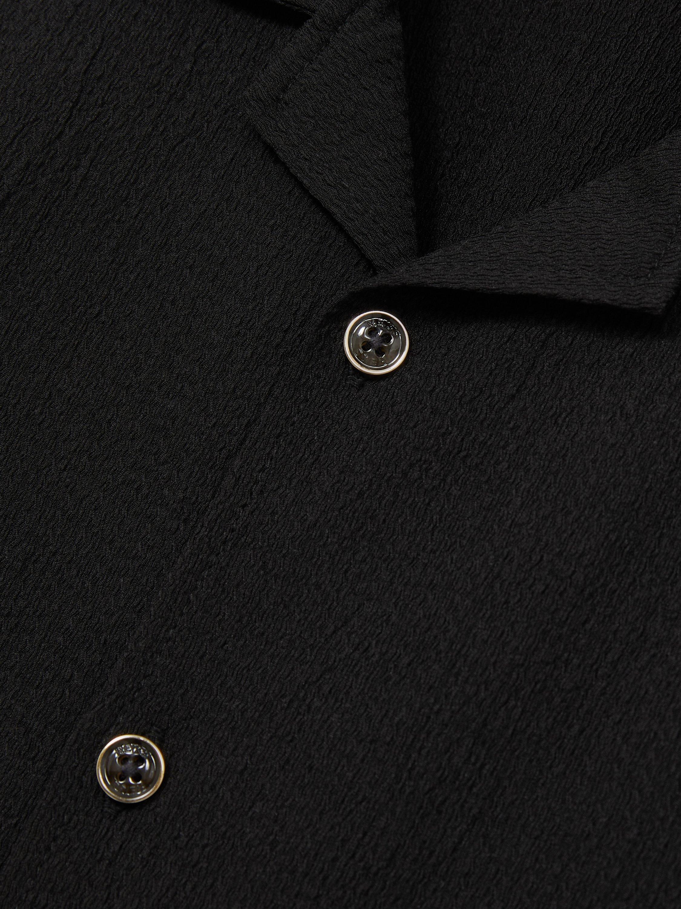 Product image 4 of 4, which shows Reiss Kids' Hunt Shirt, Black, 3-4 years