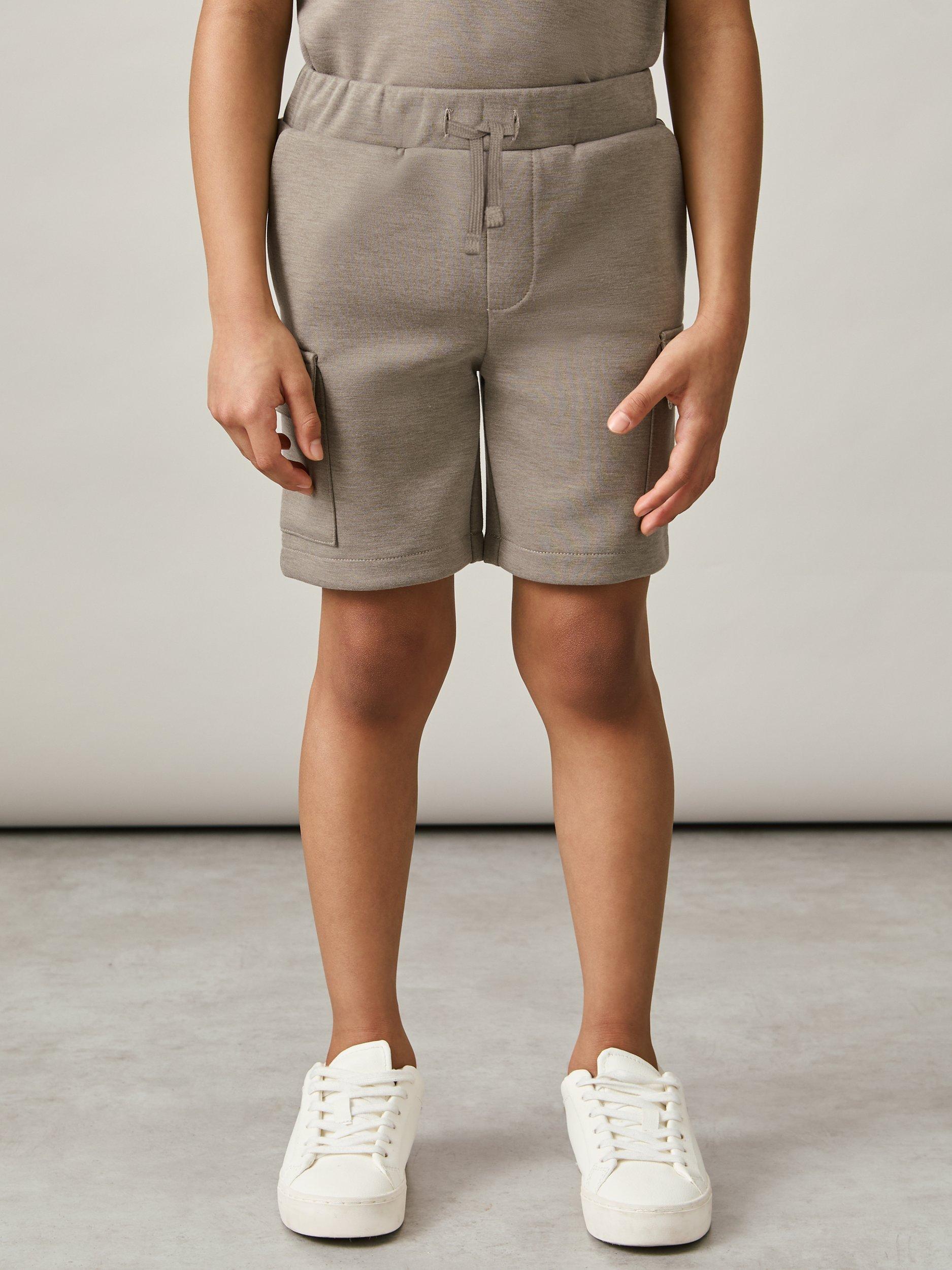 Reiss Kids' Oliver Shorts, Taupe