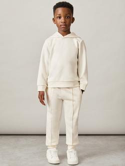 Reiss Kids' Premier Drawstring Joggers, Off White, Off White