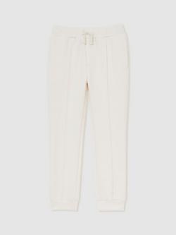 Reiss Kids' Premier Drawstring Joggers, Off White - view 2, Off White