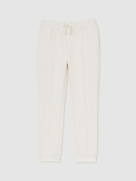 Reiss Kids' Premier Drawstring Joggers, Off White - view 2, Off White