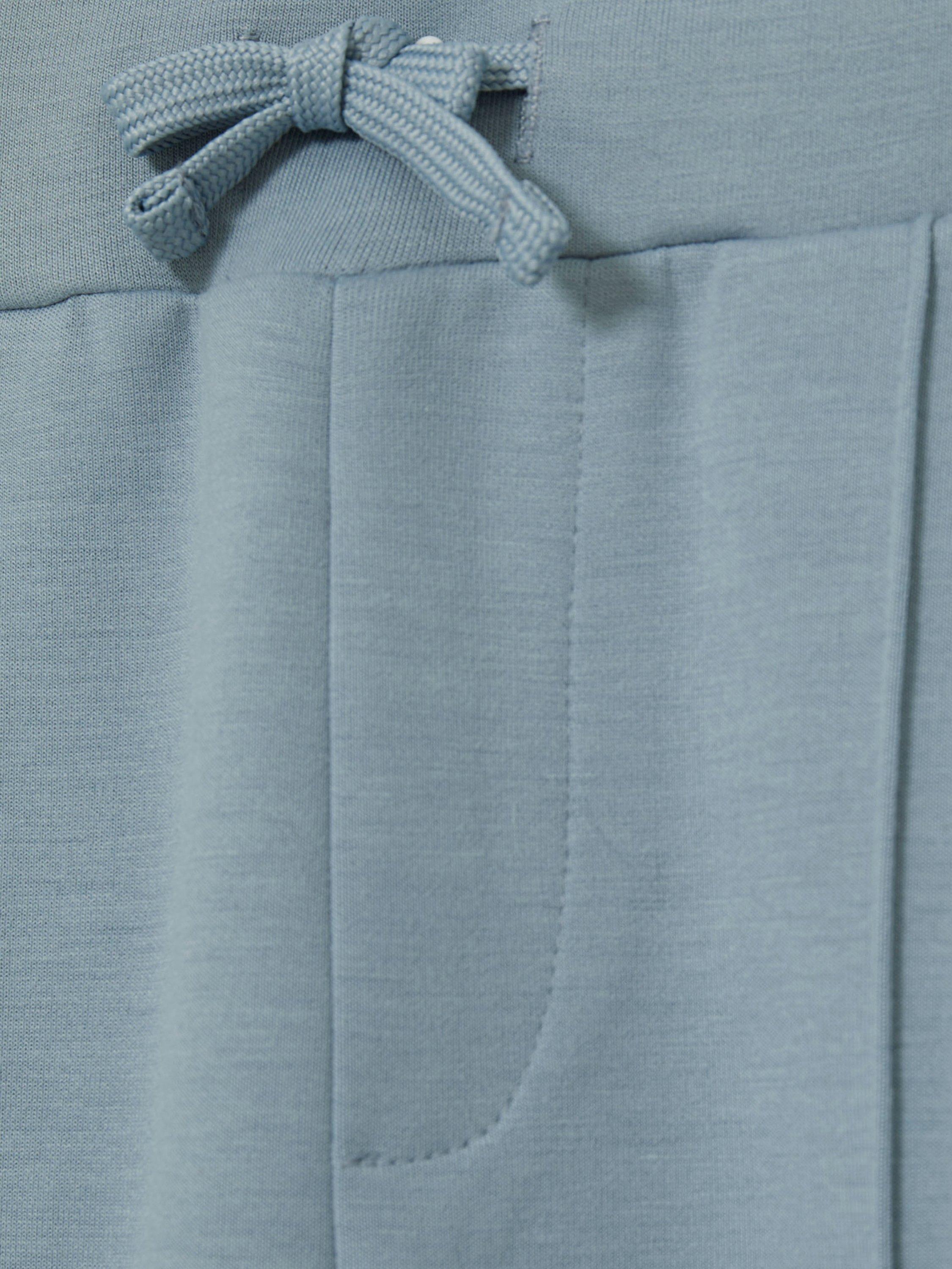 Product image 4 of 4, which shows Reiss Kids' Premier Joggers, Denim Blue, 3-4 years