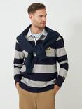 Crew Clothing Callington Rugby Shirt, Navy