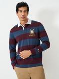 Crew Clothing Callington Rugby Shirt, Blue