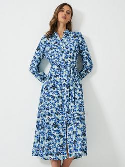 Crew Clothing Sienna Abstract Floral Dress, Multi, Multi