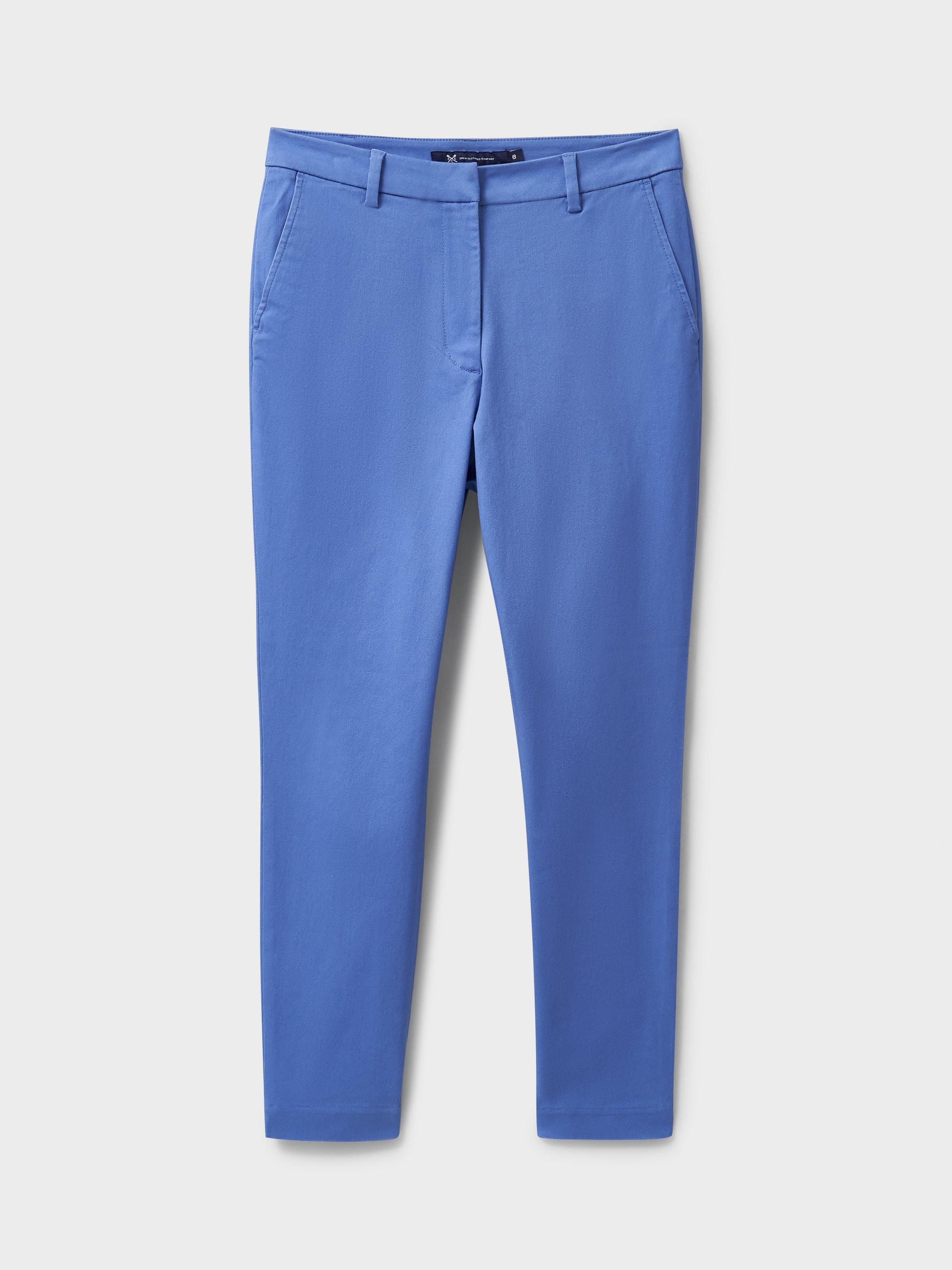 Product image 5 of 5, which shows Crew Clothing Capri Chinos, Light Blue, 6
