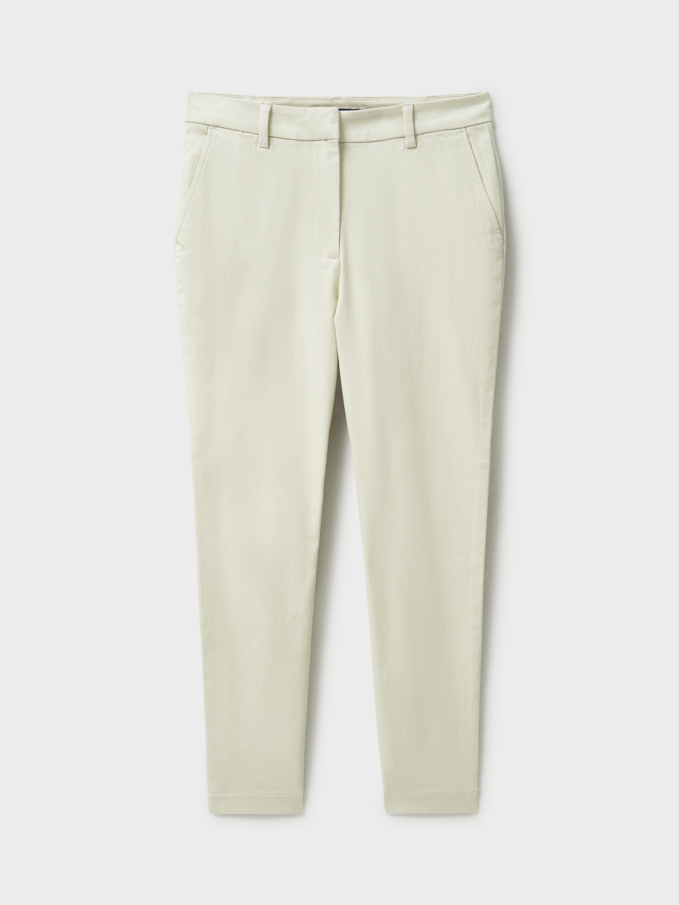 Product image 5 of 5, which shows Crew Clothing Capri Chinos, Stone, 6