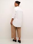 KAFFE Curve Nana Tunic Shirt, Chalk