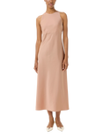 Gestuz Ceri Sleeveless Straight Midi Dress, Rose Dust