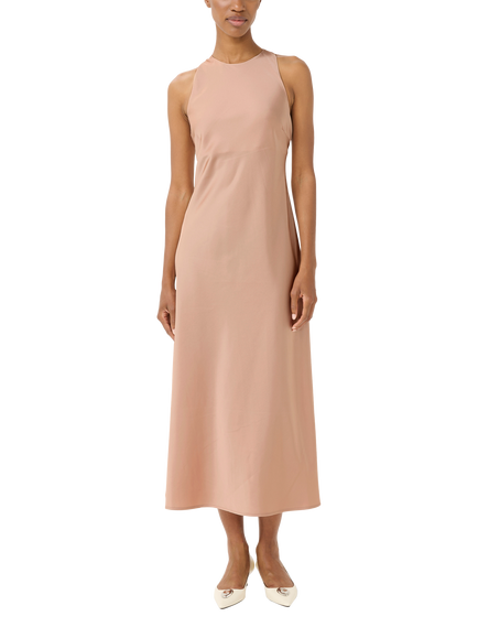 Gestuz Ceri Sleeveless Straight Midi Dress, Rose Dust, Rose Dust