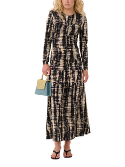 Gestuz Emilia Abstract Maxi Dress, Butter Yellow, Butter Yellow