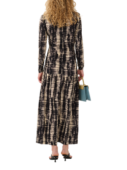 Gestuz Emilia Abstract Maxi Dress, Butter Yellow - view 2, Butter Yellow